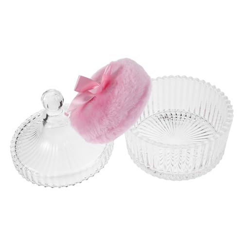 ERINGOGO Extra Großer Weicher Puderquaste mit Rosa Schleife Langfloriger Sanfter Foundation und Körperpuder Applikator Waschbar Wiederverwendbar Komfortabel für Empfindliche Haut von ERINGOGO