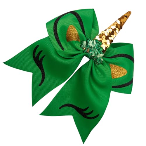 ERINGOGO Festival Kopfschmuck u geformtes Haar Haarspangen für Mädchen Haarnadel Bowknot-Clips Haarzubehör Haarspange mit Schleife Haarschmuck für Stoff Green von ERINGOGO