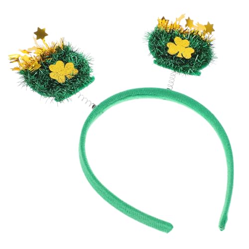ERINGOGO Patrick's Day Haarreif Mit Kleeblatt-elementen Lustige Kopfbedeckung Für Erwachsene Für Kostümpartys Und Fotoshootings Und von ERINGOGO