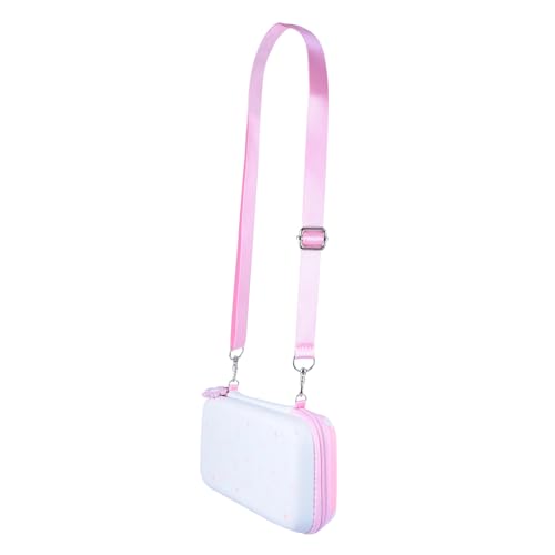 ERINGOGO Game Console Tragetasche Für Switch Schutzhülle Mit Organizer Für Zubehör Und Kabel Verstellbarer Schultergurt Umweltfreundliches Material Geeignet Für Reisen von ERINGOGO