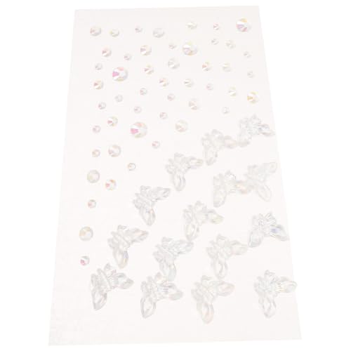 ERINGOGO Gesichtssteine Aufkleber Glitzer Juwelen Selbstklebend Gesicht Schmuck Sticker für Augen Dekoration Festival Party Makeup von ERINGOGO