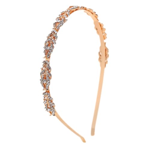 ERINGOGO Glitzernder Strass Haarreif Damen Haarschmuck Elegant Funkelndes Stirnband für Hochzeit Party Alltag Komfortabel und Vielseitig von ERINGOGO