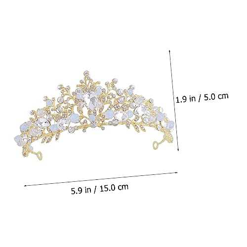 ERINGOGO Haaraccessoire Glitzernde Prinzessin Krone Stirnband für Mädchen Leichtes Komfortables Diadem als Geburtstagskopfschmuck und Foto Requisite von ERINGOGO