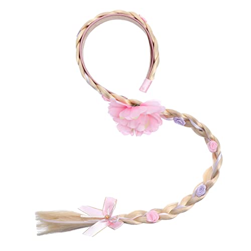 ERINGOGO Haarband mit Pinkem Geflochtenes Haaraccessoire aus Hitzebeständigem Fasermaterial Langlebig und Modisch für Alltag Party Hochzeit und Geeignet ERINGOGO Haarband mit Pinkem Geflochtenes Haaraccessoire aus Hitzebeständigem Fasermaterial Langlebig und Modisch für Alltag Party Hochzeit und Geeignet von ERINGOGO