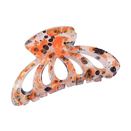 ERINGOGO Haarklammer Aus Acryl Mit Druckdesign Stylische Haarspange Für Damen Haarschmuck Zum Tragen Einfach Zu Handhaben Zum Binden Der Haare Um Ihre Frisur Zu Organisieren von ERINGOGO