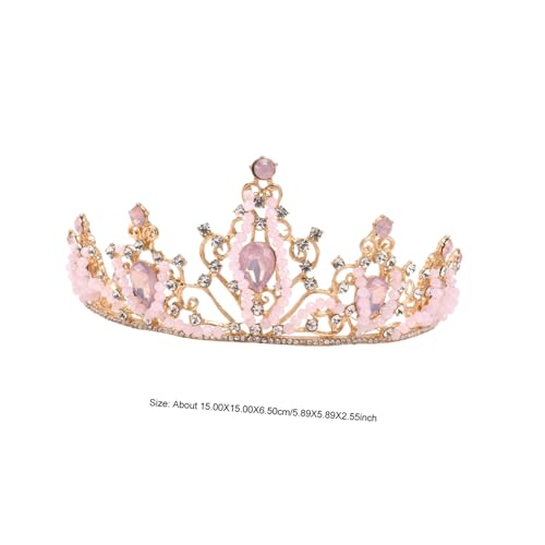ERINGOGO Haarschmuck Tiara Krone Stirnband Mädchen Geburtstagskrone Leicht Elegant für Partys und Geschenke ERINGOGO Haarschmuck Tiara Krone Stirnband Mädchen Geburtstagskrone Leicht Elegant für Partys und Geschenke von ERINGOGO