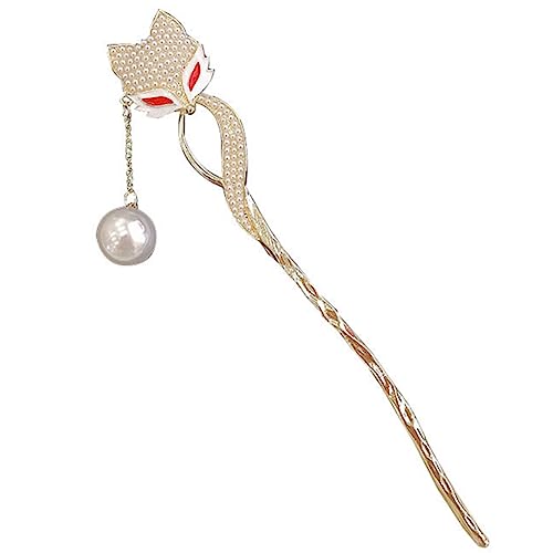 ERINGOGO Fuchs Haarnadel für Langer Haarstab aus Metall Dekorative Haargabel für Hochzeiten Retro Haaraccessoire für Mädchen von ERINGOGO