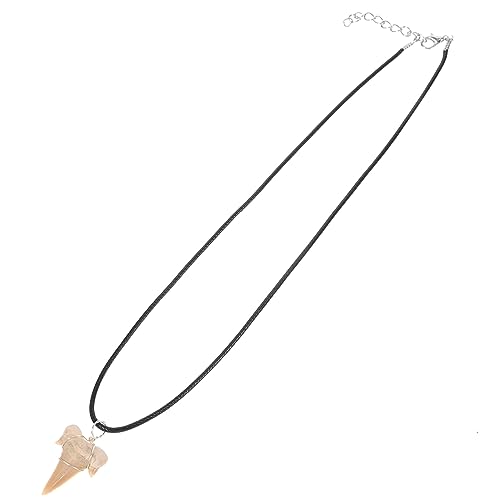 ERINGOGO Halskette Mit Haifischzahn- Schmuck Natürliche Textur Leicht Bequem Für Männer Und Frauen Einzigartiges Für Den Strand von ERINGOGO