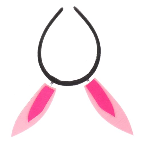 ERINGOGO Hasenohr Stirnband modischer Hasenkopfschmuck exquisites Häschen-Haarband Rosa Plüsch Erwachsene Hasen -Ohrhaardekoration Kaninchen Ohrstirnbanddekoration Unterhaltung Filzstoff ERINGOGO Hasenohr Stirnband modischer Hasenkopfschmuck exquisites Häschen-Haarband Rosa Plüsch Erwachsene Hasen -Ohrhaardekoration Kaninchen Ohrstirnbanddekoration Unterhaltung Filzstoff von ERINGOGO