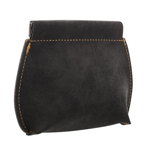 ERINGOGO Herren Geldbörse aus Robustem Pu Leder Kompakter Münzbeutel mit Elastischem Verschluss Vielseitiger Organizer für Karten und Bargeld Praktischer Portemonnaie Ersatz für Unterwegs von ERINGOGO