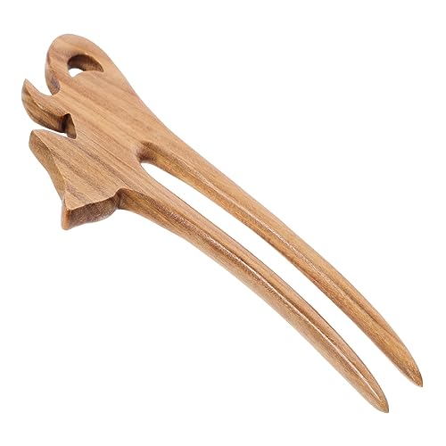ERINGOGO Holz Haarstab Haarnadel Für Lange Haare Katze Haarstäbe Aus Holz Für Frauen Vintage Haar-accessoire von ERINGOGO
