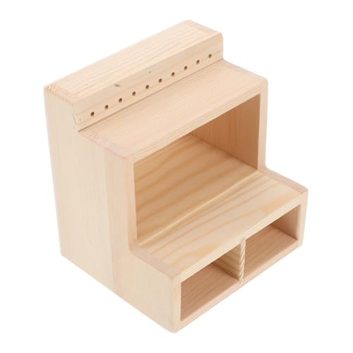ERINGOGO Holzkasten Nagelbohrer Organizer mit Fächern Große Kapazität Aufbewahrungsbox für Nagelwerkzeug Fester Nagelfräser Bits Halter für Maniküre Zubehör Sicher und Langlebig ERINGOGO Holzkasten Nagelbohrer Organizer mit Fächern Große Kapazität Aufbewahrungsbox für Nagelwerkzeug Fester Nagelfräser Bits Halter für Maniküre Zubehör Sicher und Langlebig von ERINGOGO