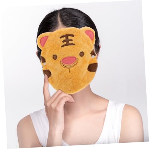 ERINGOGO Hot Cold Compress Gesichtstuch Cartoon Spa Gesichtsmaske Wärmetherapie Wiederverwendbar Hautberuhigend für Frauen Multifunktionales Schönheits Handtuch von ERINGOGO