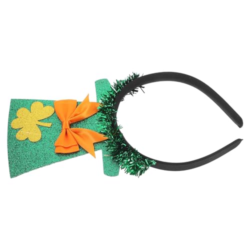 ERINGOGO Patrick's Day Haarschmuck Grüner Kleiner Hut Mit Schleife Festliches Stirnband Für Partys Und Feiern Accessoires Für Irischen Und Unvergessliche Mit Freunden Und Familie von ERINGOGO
