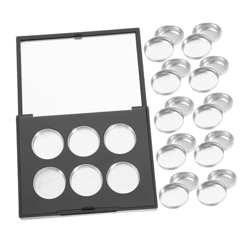 ERINGOGO Leere Lidschattenbox Mit Spiegel Nachfüllbare Kosmetik-container Leeres Lidschattenetui Für Make-up Reisen Geschenk Für Frauen von ERINGOGO