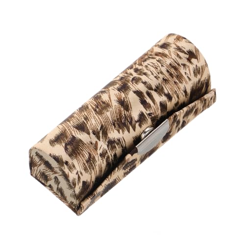 ERINGOGO Lippenstiftetui mit Spiegel im Leopardenmuster Kosmetik Aufbewahrungsset für Damen Make Up Organizer für Handtasche Luxuriöser Seidenstoff Stilvolle Hülle ERINGOGO Lippenstiftetui mit Spiegel im Leopardenmuster Kosmetik Aufbewahrungsset für Damen Make Up Organizer für Handtasche Luxuriöser Seidenstoff Stilvolle Hülle von ERINGOGO