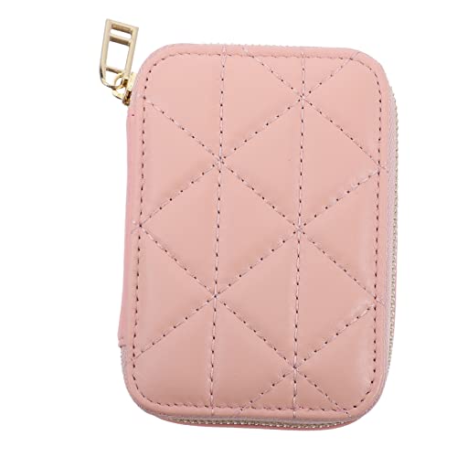 ERINGOGO Make Up mit Spiegel Kleine Rindsleder Aufbewahrung für Lippenstifte und Lip Gloss für Reisen und Unterwegs Kompakte Kosmetiktasche von ERINGOGO