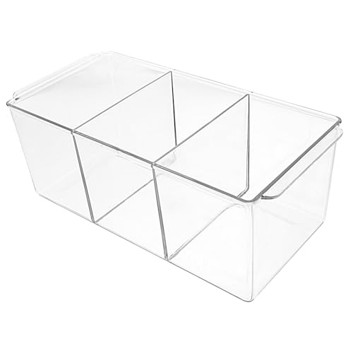 ERINGOGO Makeup Organizer Aufbewahrungsbox mit Fächern Transparent Desktop Kosmetik Organizer für Hautpflege Bad Büro Multifunktionale Schminkbox für Ordnung und Stauraum von ERINGOGO
