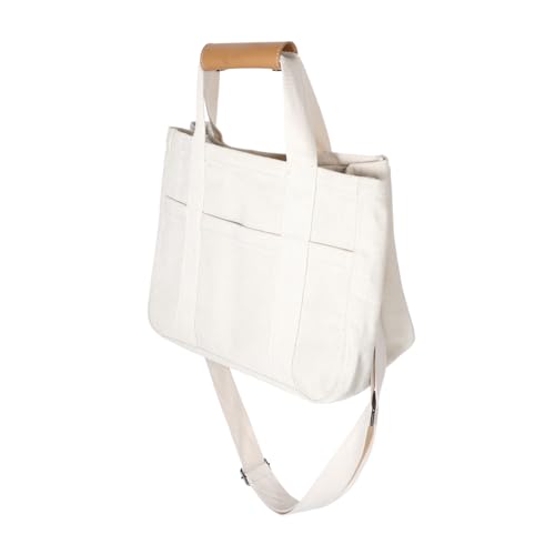 ERINGOGO Multifunktionale Große Canvas Tote Bag für Mütter Stilvolle Mom Tote Bag aus Robustem Canvas Vielseitige Umhängetasche und Freizeit Beutel für Kinderwagen und Alltag von ERINGOGO