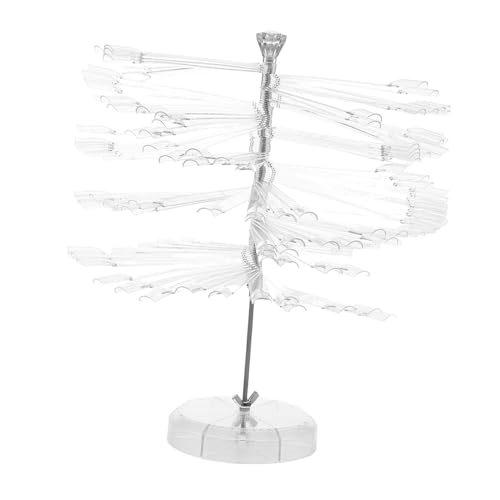 ERINGOGO Nail Polish Display Ständer Spiral Tipps Farbkarte Nageldesign Übungsboard Transparent Stabil Leicht Tragbar Für Salon Nail Art Präsentation von ERINGOGO