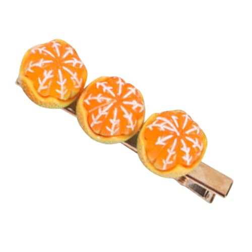 ERINGOGO Orange Frucht Haarspange Für Damen Süße Haaraccessoires Mit Sicheren Clip Kleine Haarnadel Als Geburtstagsgeschenk Für Cosplay von ERINGOGO