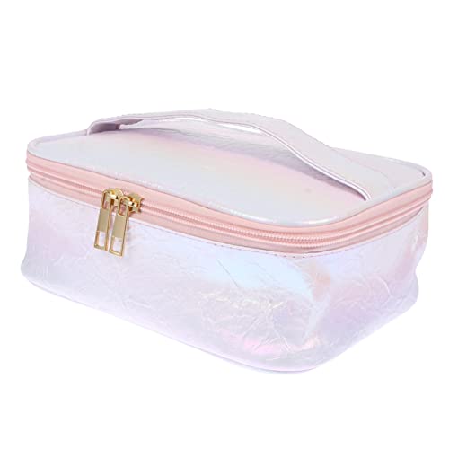 ERINGOGO 1stück Große Kapazität Kosmetiktasche Aus Wasserdichtem PVC Bunte Make-up Aufbewahrungstasche Für Damen Für Reisen Alltag Und Mehr Inklusive Reißverschluss Langlebig Und von ERINGOGO