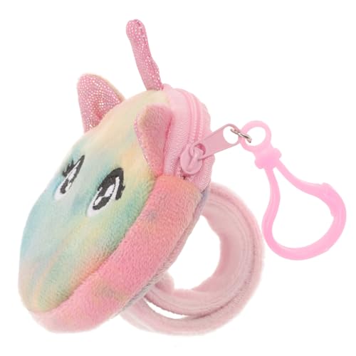 ERINGOGO Plüsch Slap Bracelet Einhorn Münzbeutel Kinderarmband Soft Baumwollfüllung Cartoon Design Mädchen Multifunktional von ERINGOGO
