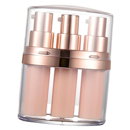 ERINGOGO Push Down Flasche aus Dickem Abs Auslaufsicherer Kosmetikspender für Reise und Aufbewahrung von Lotion Make Up Entferner und Augencreme Nachfüllbar und Praktisch von ERINGOGO