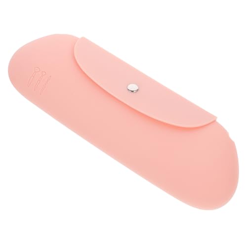 ERINGOGO Reise Kosmetik Pinsel Aufbewahrungstasche Tragbare Silikon Kosmetik Pinsel Organizer Für Reisen Leicht Und Kompakt Für Make-up Tools Staubdicht von ERINGOGO