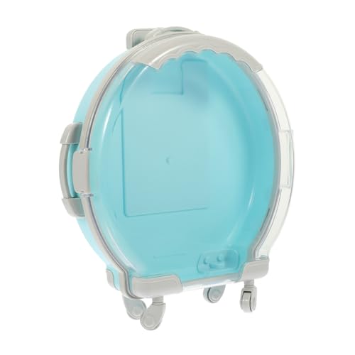 ERINGOGO Reisebox Aufbewahrung Puppe Mini Koffer Träger Abs Blau von ERINGOGO