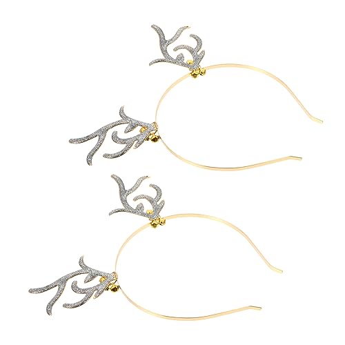 ERINGOGO Rentier Haarreif Weihnachten Weihnachts Haarschmuck Aus Geweih Festive Kopfbedeckung Für Junge Mädchen Und Erwachsene von ERINGOGO