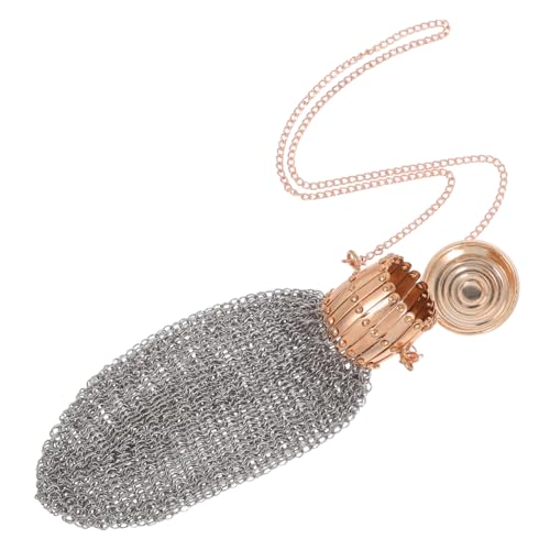 ERINGOGO Retro Vintage Münzgeldbörse Metall Mesh Geldbeutel mit Drehverschluss Mini für Münzen und Kleine Wertgegenstände Robuster Damen Geldbeutel mit Sicherem Verschluss von ERINGOGO