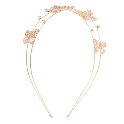 ERINGOGO Rhinestone Haarschmuck Doppelschicht Haarkreationen für Damen Kopfband mit Schmetterlings für Hochzeiten Partys und Besondere Anlässe ERINGOGO Rhinestone Haarschmuck Doppelschicht Haarkreationen für Damen Kopfband mit Schmetterlings für Hochzeiten Partys und Besondere Anlässe von ERINGOGO