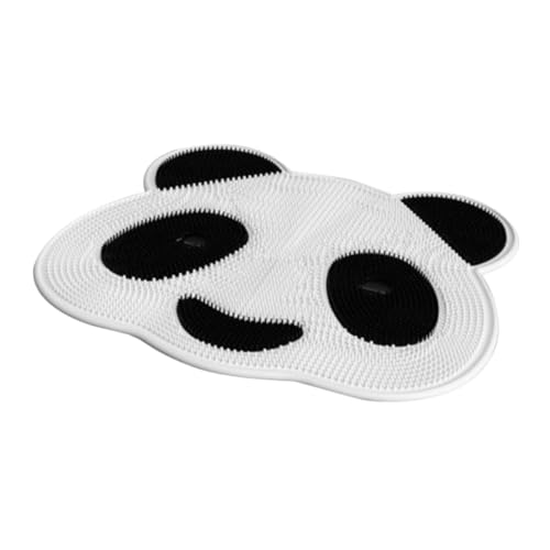 ERINGOGO Rutschfeste Panda Duschmatte Fuß und Rückenschrubber Sanftes Entfernen Abgestorbener Haut Niedliches Design für Angenehmes Duscherlebnis von ERINGOGO