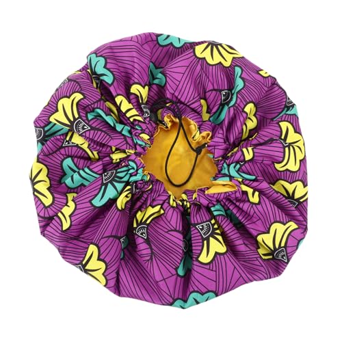 ERINGOGO Schlafhaarhaube Für Damen Bequeme Duschkappe Aus Polyester Hautfreundliche Mütze Zum Einwickeln Der Haare Nacht von ERINGOGO
