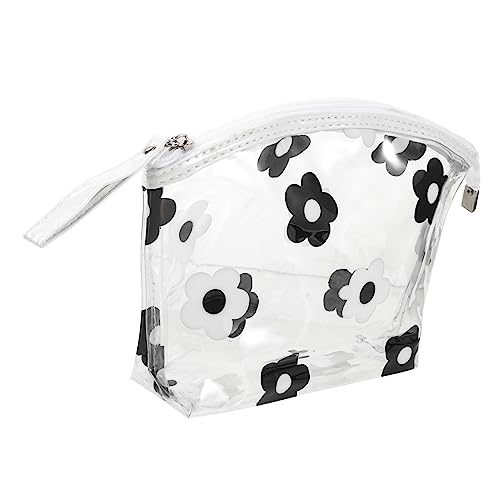 ERINGOGO Schminktasche Für Damen Mit Reißverschluss Verdickt Für Outdoor Und Reisen Transparenter Kosmetikbeutel Zur Aufbewahrung Von Make-up Und Persönlichen Gegenständen von ERINGOGO