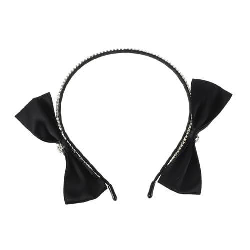 ERINGOGO Bowknot Haarband Mit Strass Funkelndes Haaraccessoire Für Und Mädchen Bequemes Stilvolles Und Tragbares Headband Für Besondere Anlässe von ERINGOGO