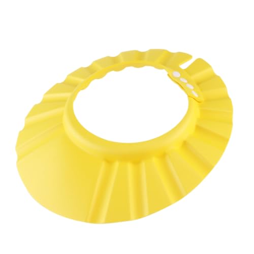 ERINGOGO Shampoo-Kappe -Dusche-Hut Verstellbare Duschkappe Duschbad Verstellbarer Duschhut Badduschenhaube Gelb von ERINGOGO