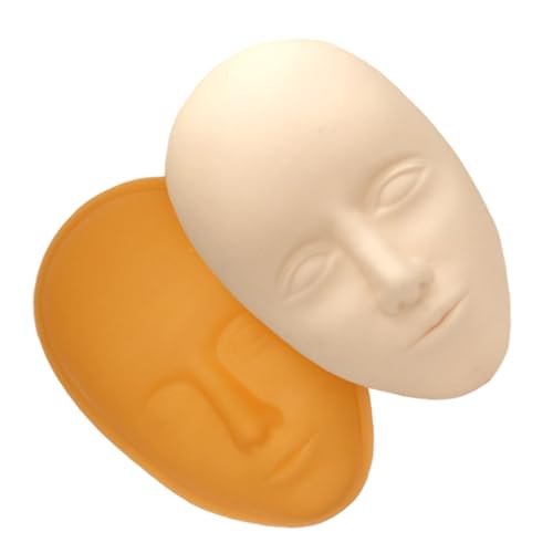 ERINGOGO Silikon Übungshaut für Augenbrauen Tattoos mit Abnehmbarem Sockel Flexible Hautähnliche Makeup Practice Haut für Kosmetikschulen und Beauty Salons von ERINGOGO