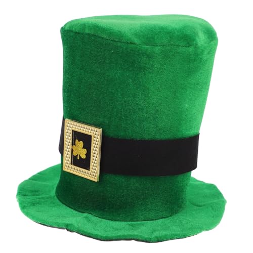 ERINGOGO St Patricks Day Partyhüte Grüner Hut Irische Mütze Für Erwachsene Festivals Dekoration Fotorequisite Zubehör von ERINGOGO