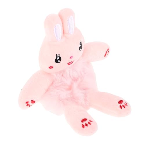 ERINGOGO Kaninchen Haargummi Elastisches Haarseil Plüsch-haargummi Für Mädchen Haar-accessoire Flauschiger Pferdeschwanzhalter Dutt-frisuren Modisches Haarband von ERINGOGO