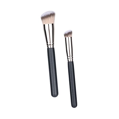 ERINGOGO 2stücke Kosmetikpinsel Für Foundation Und Concealer Synthetische Borsten Für Perfektes Make-up Für Frauen Und Mädchen Multifunktional Für Flüssige Und Pudrige Texturen von ERINGOGO