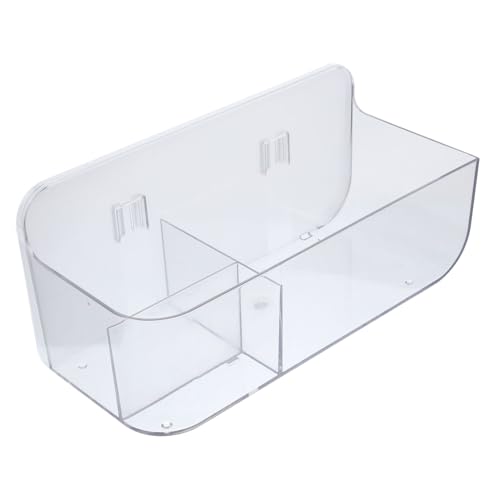 ERINGOGO Transparente Wandmontage Aufbewahrungsbox mit Fächern Kosmetik und Lippenstift Organizer Vielseitiger Desktop Organizer für Badezimmer Küche und Schlafzimmer Platzsparend und ERINGOGO Transparente Wandmontage Aufbewahrungsbox mit Fächern Kosmetik und Lippenstift Organizer Vielseitiger Desktop Organizer für Badezimmer Küche und Schlafzimmer Platzsparend und von ERINGOGO