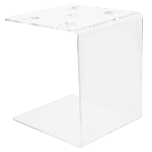 ERINGOGO Transparenter Acryl Haarschneider Halter Friseurzubehör Organizer Ständer für Elektrische Haarschneidemaschine und Kamm Vielseitig Einsetzbar Langlebig für Friseursalons und von ERINGOGO