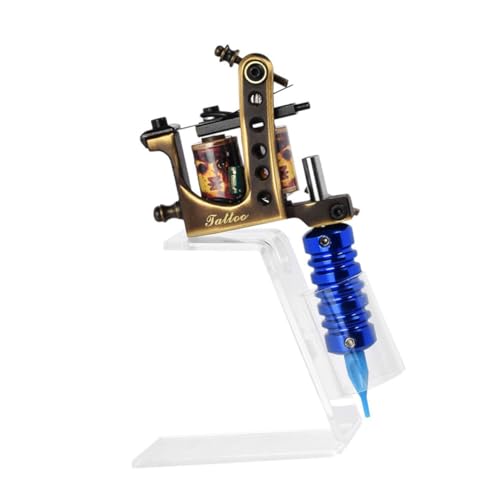 ERINGOGO Transparenter Acryl Halter Ständer Langlebig Maschinenständer Zubehör für Präzises Platzieren Tattoo Studio Organizer von ERINGOGO