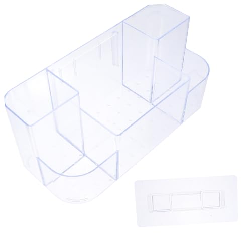 ERINGOGO Transparenter Kosmetik-organizer Mit Mehrfach-netz Badezimmer-toilettenbehälter Wandmontierte Kosmetikbox Für Seife Duschgel Parfümflaschen Und Andere Make-up-artikel von ERINGOGO