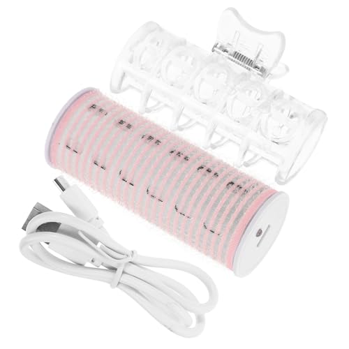 ERINGOGO USB Ladbarer Bang Roller Elektrischer Lockenwickler für Automatischer Heißluft Lockenformer Schonendes Haarstylingtool für Frauen Leicht und Tragbar von ERINGOGO