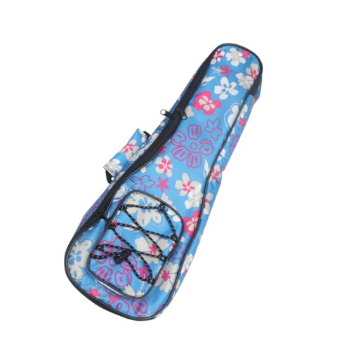 ERINGOGO Cotton Padded Ukulele Bag Für Männer Und Frauen Floral Plaid Design Verstellbare Schultergurte Stilvoll Und Praktisch Für Unterwegs von ERINGOGO