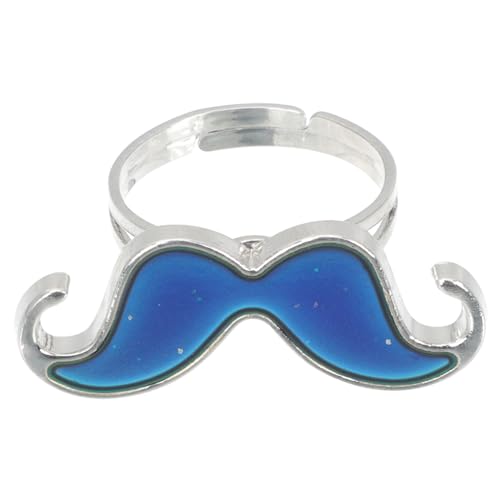 ERINGOGO Verstellbarer Stimmungsring für Mädchen und Damen Farbwechselnder Modeschmuck aus Langlebigem Zinklegierung Leichter Party Halloween ring als Kreatives Geschenk von ERINGOGO