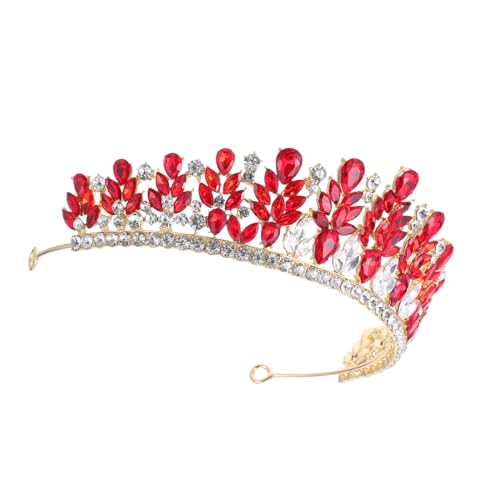 ERINGOGO Vintage Brautkrone mit Barock Strasssteinen Hochzeitsdiadem für Damen Leicht und Bequem Vielseitig für Hochzeit Geburtstag Festzug Königliches Brautschmuck Accessoire von ERINGOGO